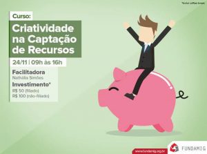 Leia mais sobre o artigo Fundamig realizará curso sobre criatividade na captação de recursos, com desconto para membros ABCR