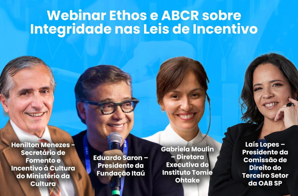 No momento, você está visualizando Webinar debate vantagem indevida das Leis de Incentivo